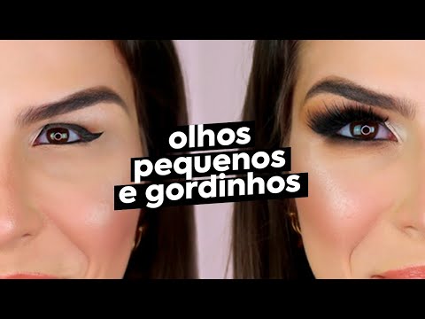 Make para valorizar OLHOS PEQUENOS E GORDINHOS | Fernanda Petrizi