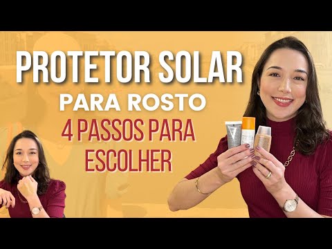 PROTETOR SOLAR PARA O ROSTO | 4 PASSOS PRÁTICOS para usar e escolher seu protetor solar facial