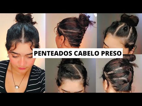 4 PENTEADOS FÁCIL PRESO para cabelo CURTO/LONGO - Gabriela Megan