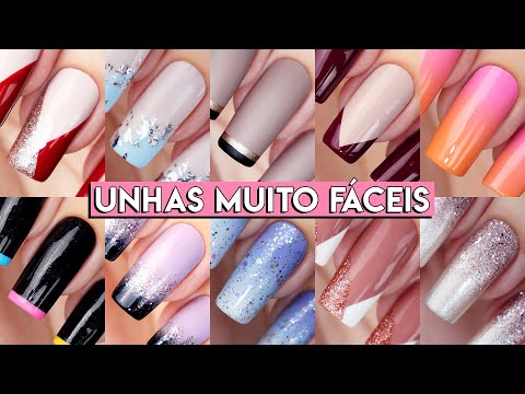 Unhas Decoradas MUITO FÁCEIS | Compilado de Tutoriais