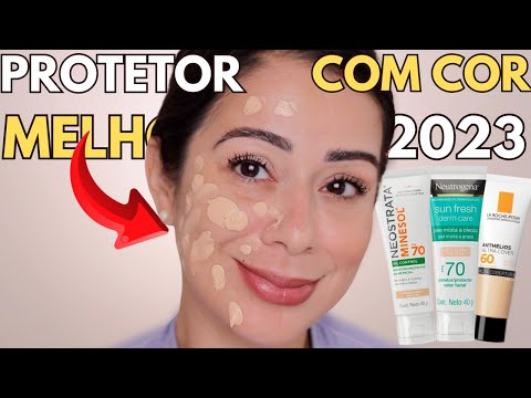 Top PROTETORES Com COR Que DEIXAM a PELE PROTEGIDA e BONITA | FAVORITOS DO ANO