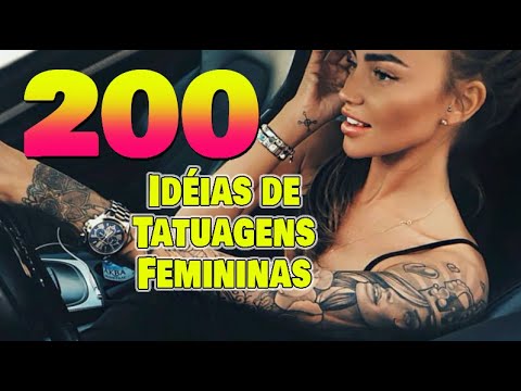 200 IDÉIAS de Tatuagens Delicadas Femininas - Tattoo pequena