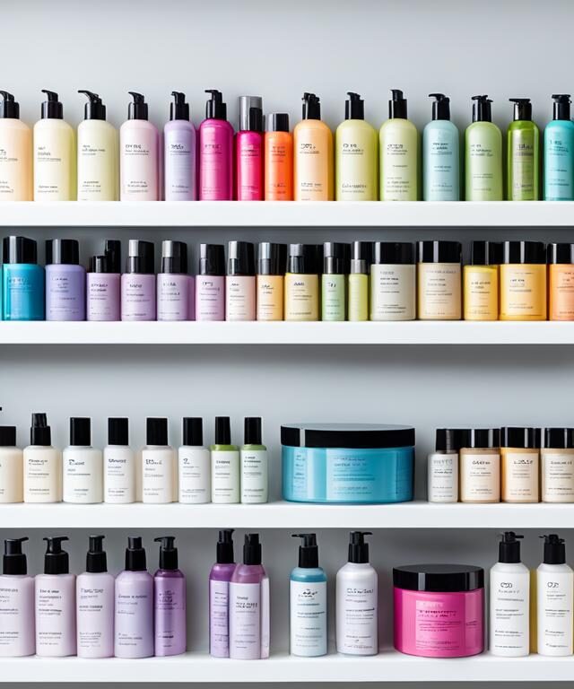 Produtos para cabelos com química