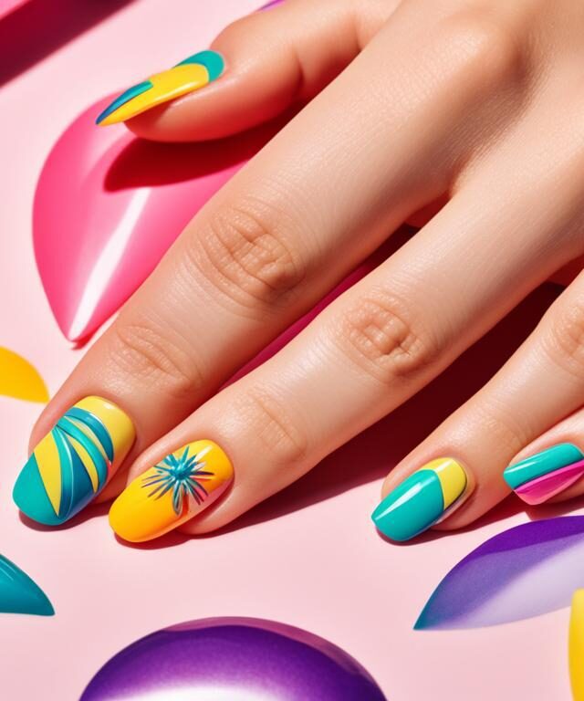 Unhas decoradas para o verão