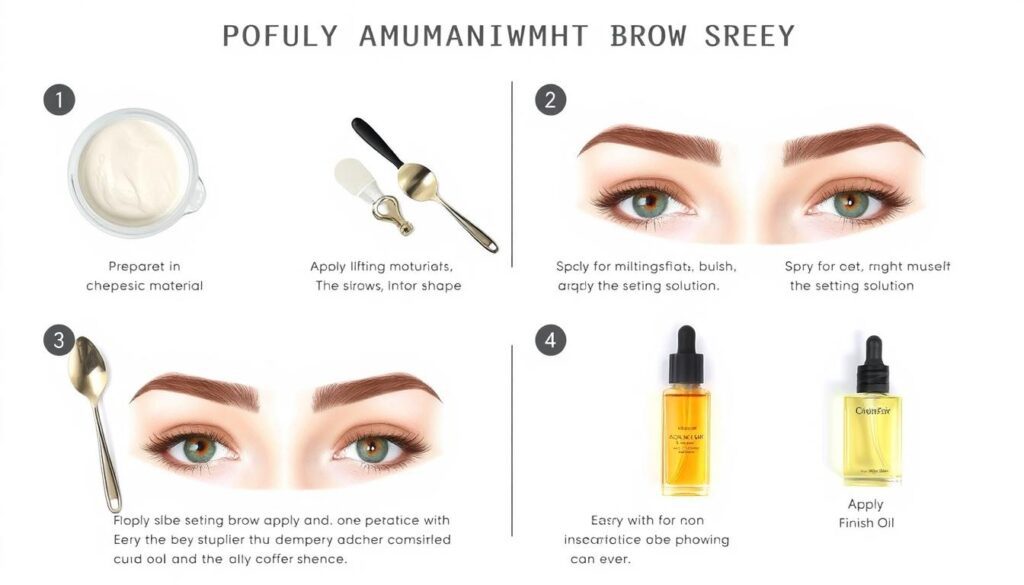 Brow Lamination: Como Fazer em Casa Passo a Passo. 6 brow lamination como fazer
