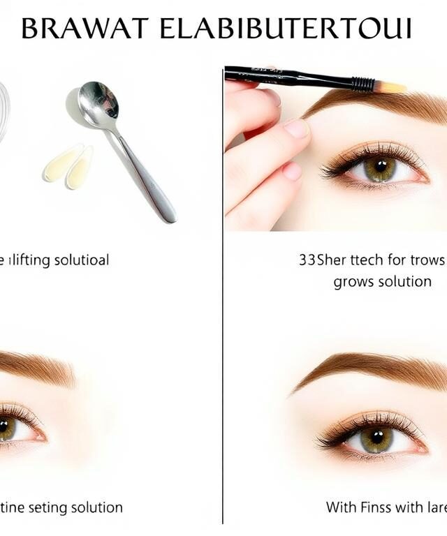 brow lamination como fazer