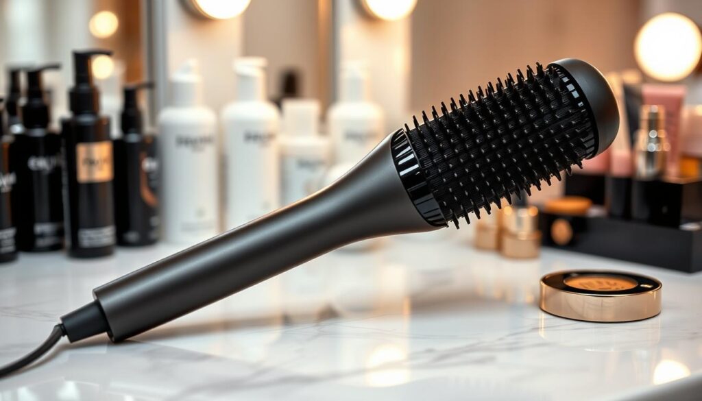 escova para alisar cabelo