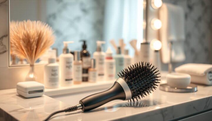 Início 17 escova secadora cabelo