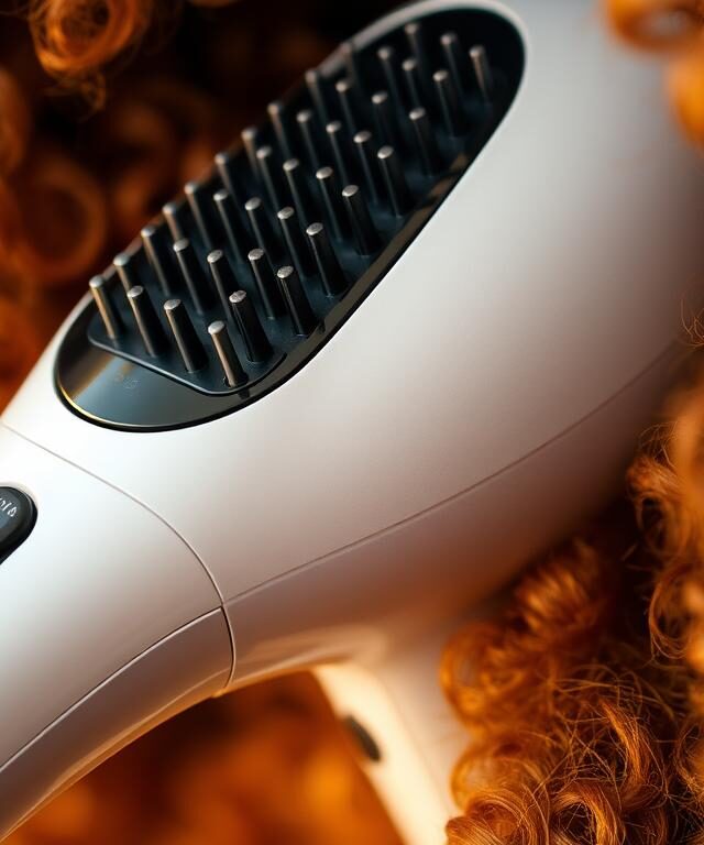 escova secadora funciona em cabelo cacheado