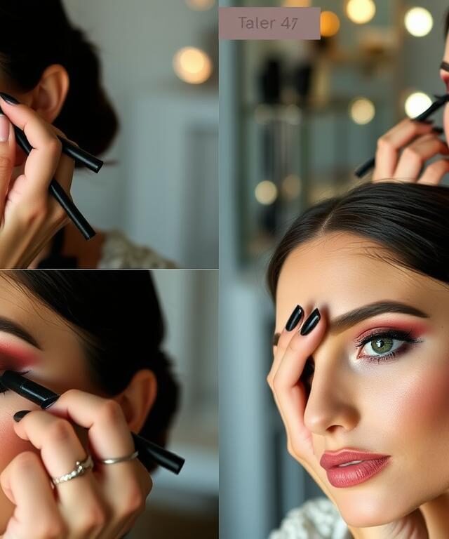 maquiagem simples para noite