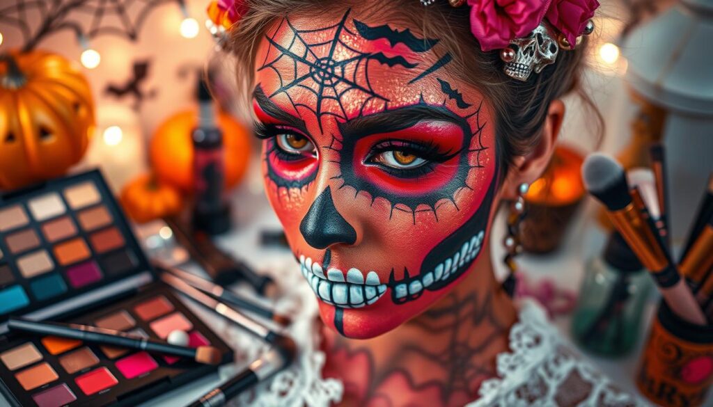 tutorial maquiagem halloween