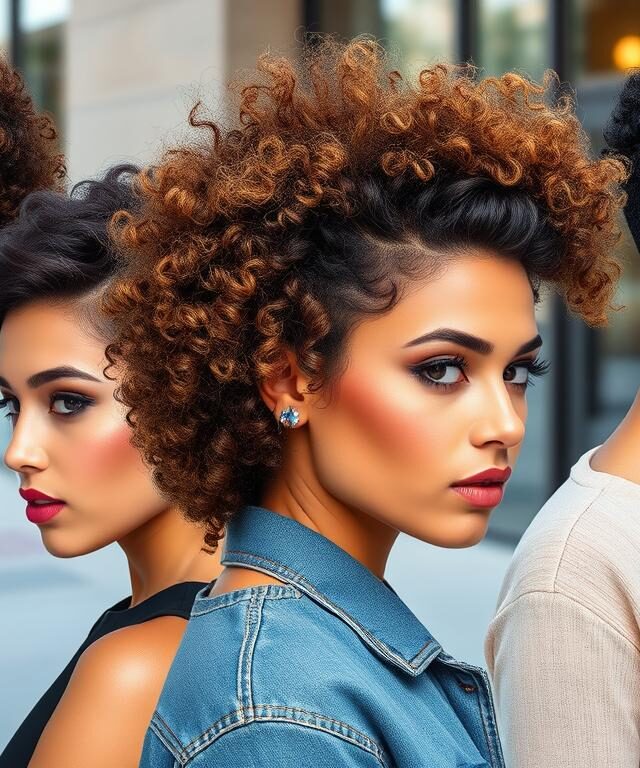 corte de cabelo cacheado