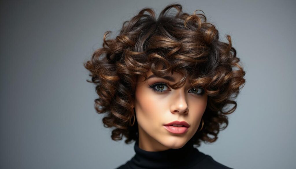 corte de cabelo cacheado curto