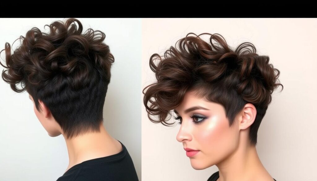 corte pixie para cabelo cacheado